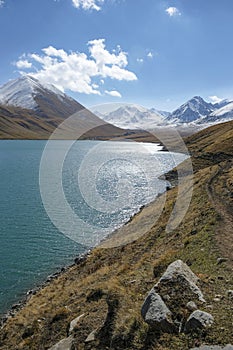 Kol Ukok Lake in Kyrgyzstan