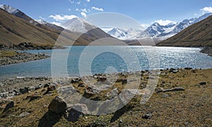 Kol Ukok Lake in Kyrgyzstan