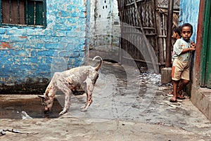 Kolkata's Slum Area.