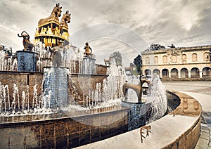 Kolkhida Fountain in Kutaisi photo