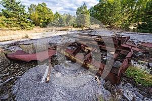 Kolkhoz in Chernobyl Zone