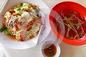 Kolo Mee - popular sarawak street food