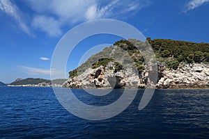 Kolocep island in Croatia