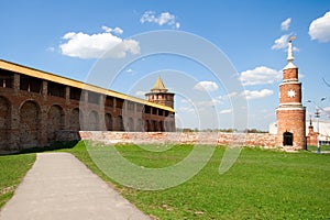 Kolomna kremlin, wall and tower