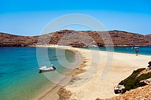Kolona beach Kythnos, Greece