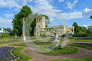 Kolonistsky park in Petergof near Saint-Petersburg, Russia