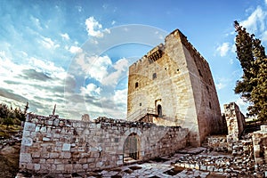 Kolossi Castle, a former Crusader stronghold. Limassol District.