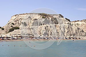 Kolymbia beach in Rhodes island Greece