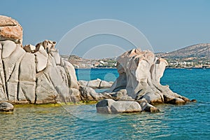 Kolymbithres beach of Paros island in Greece