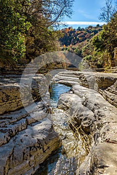 Kolymbithres of Ovires zagori greece.