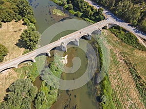 Kolyu Ficheto Bridge in Byala, Ruse region, Bulgaria