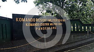 Komando resort militer Pandeglang