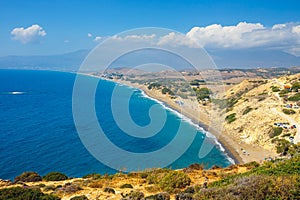 Kommos, beautiful sandy beach near Matala