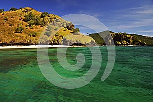 Komodo islands from the boat