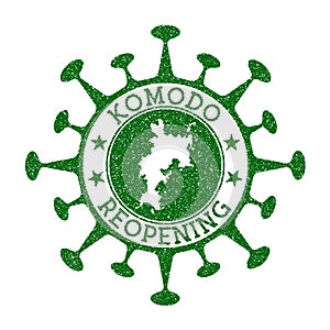 Komodo Reopening Stamp.