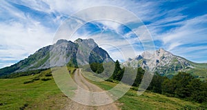 Komovi Mountains, Montenegro. Summer landscape.