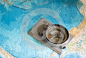 Kompass and map