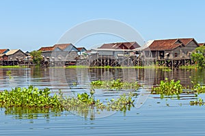Kompong Khleang Floating Village, Cambodia photo
