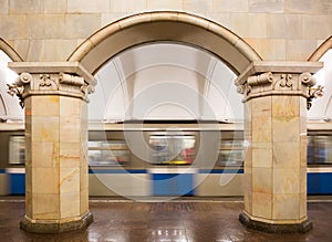 Komsomolskaya metro station photo