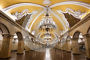 Komsomolskaya metro station photo