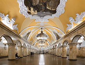 Komsomolskaya metro station photo