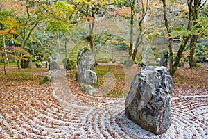Komyozenji temple rear rock garden