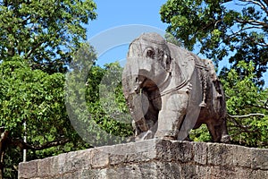 Konark Sun Temple in Odisha, India. Ancient ruin statue of Konark Sun temple.