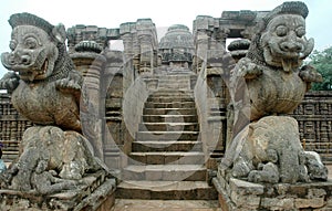 Konark temple of Orissa-India. photo