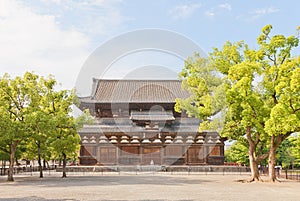 Kondo Hall (1603) of Toji Temple in Kyoto. National Treasure and photo