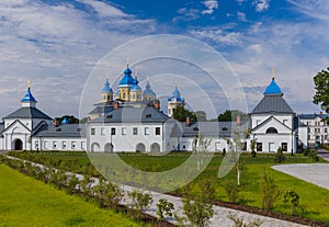 Konevsky Monastery on Konevets Island on Lake Ladoga - Russia