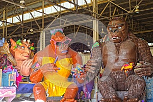 Kong Mardi Gras floats