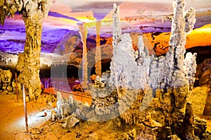 Konglor limestone cave in Khammuan Province Laos