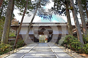 Kongobu-ji, headquarters of Shingon Buddhism at Koyasan