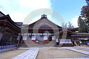 Kongobu-ji, headquarters of Shingon Buddhism at Koyasan