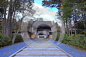 Kongobu-ji, headquarters of Shingon Buddhism at Koyasan