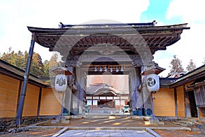 Kongobu-ji, headquarters of Shingon Buddhism at Koyasan