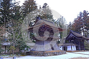 Kongobu-ji, headquarters of Shingon Buddhism at Koyasan