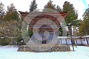 Kongobu-ji, headquarters of Shingon Buddhism at Koyasan