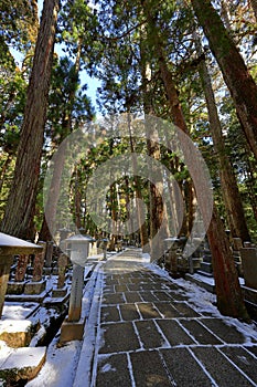 Kongobu-ji Okuno-in Okunoin Cemetery at Koyasan, Koya,