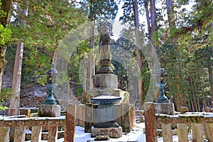 Kongobu-ji Okuno-in Okunoin Cemetery at Koyasan, Koya,