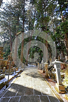 Kongobu-ji Okuno-in Okunoin Cemetery at Koyasan, Koya,