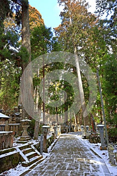 Kongobu-ji Okuno-in Okunoin Cemetery at Koyasan, Koya,