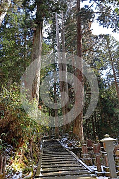 Kongobu-ji Okuno-in Okunoin Cemetery at Koyasan, Koya,