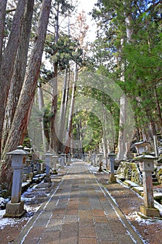 Kongobu-ji Okuno-in Okunoin Cemetery at Koyasan, Koya,