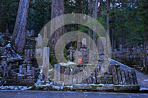 Kongobu-ji Okuno-in Okunoin Cemetery at Koyasan, Koya,