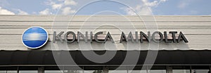 Konica Minolta Company Sign