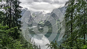 Konigssee Idyllic alpine lake in Berchtesgaden, Bavaria, Germany