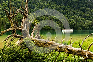 Konigssee lake, known as Germany`s deepest and cleanest lake.