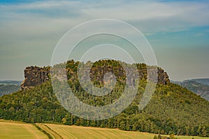 Konigstein or Koenigstein fortress, Saxony, Germany