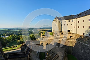 Konigstein or Koenigstein fortress, Saxony, Germany